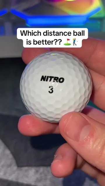 I was honestly shocked when I cut them open #golfballs #distancegolfballs #golf 