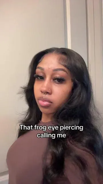 I DID IT 🫣 #piercings #piercingtok #frogeyes 
