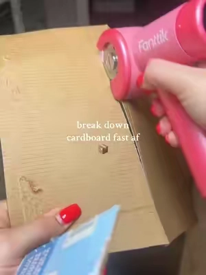 this is magical #electricscissors #boxcutter #cardboardbox #cardboard #tiktokshopfinds #tiktokshopmademebuyit 