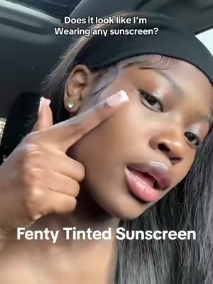 @Fenty Beauty Hydra Vizor Huez SPF30🤍  A moisturizer, skin tint & sunscreen. My Shade: 8 #FentyNewArrivals #fentybeauty #sunscreen #fentytintedmoisturizer #MakeupRoutine #beautytips #spf30 #hydravizor #fentyskin #fentyskin #tintedsunscreen #summermakeup #makeuptips #tintedspf #fentytintedsunscreen #fentybeautygiveaway 