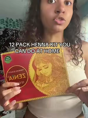 12 Pack Henna Kit you can do at home ✨💗 #fyp #tiktokshop #tiktokaffiliate #henna #hennaart #hennatattoo 