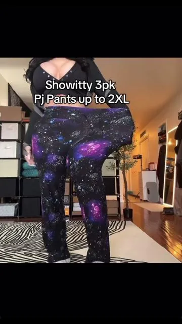 Comfy PJ pants 🥰 @Showitty #ttsacl #tiktokshopmemorialday  #tiktokshopsummerturnup #ttslevelup #tiktokshopcreatorpicks #plussizepajamas #cozyloungewear #curvyfashion #plussizestyle #comfyclothes #plussizeloungewear #widelegpants #springfits #selfcareclothes #pajamapants