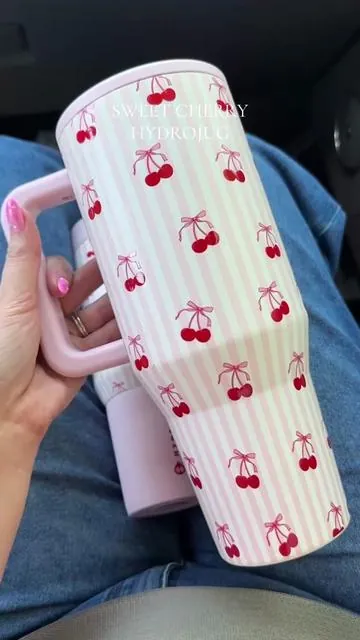 The BRAND NEW limited edition sweet cherry hydrojug is here! 🍒✨ #tiktokshopcreatorpicks #ttslevelup #hydrojug #creatoricons #sweetcherryhydrojug 