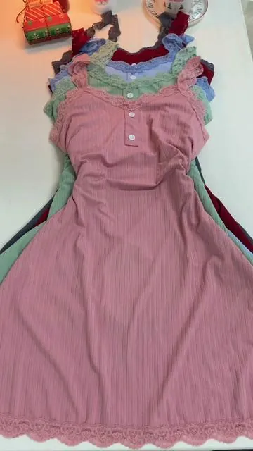 The cutest night dress for you💕🙋‍♀️#pjs #pajamajam #pajamas #nightdress #nightwear #sleepwear #lace #forher #soft #cute #gift #giftideas #girlfriend #foryou #falldealsforyou #fashion #cute #girlthings #summer #womenwear #spotlightfinds #comfortable #onsale #tiktokshop #buynow #springlowup #bigsale #tiktokshopholidayhaul #tiktokshoplastchance #tiktokshopnewyearnewaura #tiktokshoprestock #tiktokshopmademebuyit #fyppppppppppppppppppppppp 