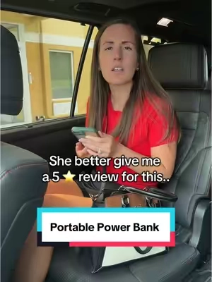 She ended up giving me a really good tip for helping her out. #powerbank #portablepowerbank #magneticpowerbank #portablecharger #wirelesscharger #fastcharger 