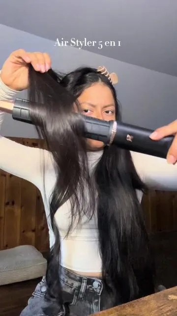 Air Styler 5 en 1 está 10/10 🤩 excelente 🥰 #airstyler5en1 #rozadoraairstyler #rizosdefinidos #hondas #pelolargo #rizadoradepelo #tiktokshop  