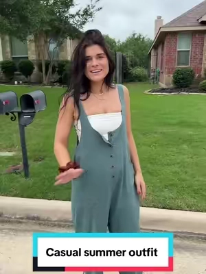 Replying to @Megan $18 for linen and cotton and the cutest throw on outfit! #jumpsuit #outfit #overalls #pants #work @Uaneo #OOTD #SummerFashion #affordablefashion #affordablefashionfinds prices may vary