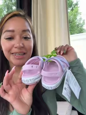 I can’t wait to put these on my baby! @Crocs #crocs #kidscrocs #crocsgang #crocskidssandal #crocbandcruisers #crocsforkids #kidssandals #summershoes #fyp #tiktokshopcreatorpicks 