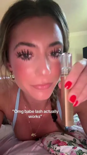 Babe lash forever 🩷 I mean look at my lashes 