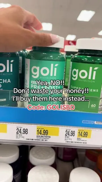 HUGE savings on Goli Pre+Post Probiotic Gummies when you buy on TikTok! Cheaper than in stores-support gut health, digestion, and immune balance for less! Grab yours now before they sell out!!  #GoliGummies #ProbioticGummies #GutHealthSupport #gowithgoli #golisuperbrandday #TikTokExclusive #WellnessDeals #HealthyLiving #golisuperbrandday #gowithgoli #goliprepostprobiotics #guthealth 