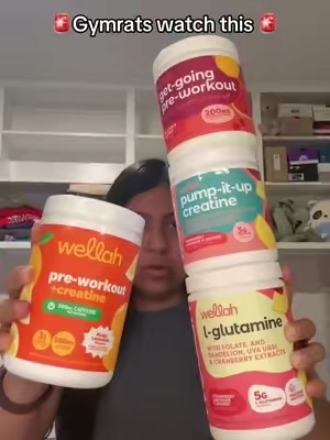 @Wellah Nutrition #tiktokshopcreatorpicks #wellah #preoworkout #preworkoutcreatine #gymrat 