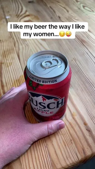 Enjoy ur 🍺 like this using a draft top can opener! #drafttopcanopener #drafttop #beer #buschlightapple #bapple 