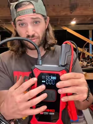 GOOLOO A3 Portable Jump Starter #gooloo #jumpstarter #tools #bluecollar 