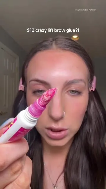 ok but WHAT?! This brow gel has a built in applicator for a laminated brow look and is literally $12! ✨ no white cat, sticky or crunchy feeling ✨ long lasting hold Insanely good and so affordable! Just dropped grab you have first dibs! @NYX Professional Makeup  #nyxcosmeticspartner #nyxcosmetics #nyxbrowglue #browgluecrazylift #browglue #browgel #laminatedbrows #browlamination #beautydeals #tiktokshopmemorialday #tiktokshoprestock #ttsbeautybesties #tiktokshopcreatorpicks 