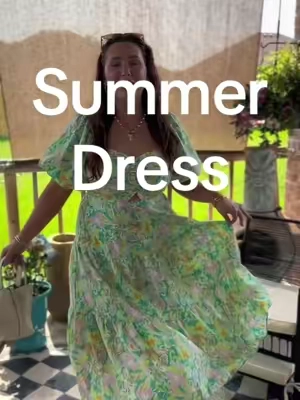 I’m obsessed with this summer dress!! #summerdress #floraldress #weddingguestdress #churchdress #mididress #SummerFashion #summerstyle #womensdresses #beachdress #midsize #midsizefashion #midsizeootd #OOTD #outfitinspo #funinthesun #tiktokshopsummerturnup #tiktokshopcreatorpicks #tiktokmademebuyit #tiktokshopmemorialday 