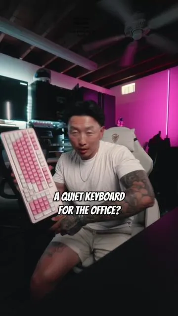 What do you think of the new link aula s99? If you love pink it’s hard not to like this one. The other office girls are going to try and take this one from you lol  #mechkeys #mechkeebs #mechkeyboards #keebs #keebtok #mechanicalkeyboards #mechanicalkeyboard #typingasmr #keyboardasmr #thockykeyboard #creamykeyboards #creamykeyboard #budgetkeyboard #creamybudgetkeyboard #satisfyingvideo #aulas99 