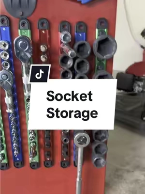 Free up space IN your toolbox by storing your sockets ON your toolbox. #socketorganization #magneticsocketholders #socketset #toolboxessentials #tiktokshopmademebuyit #tiktokshopfinds #tiktokshop #FathersDay #tiktokshopmemorialday 