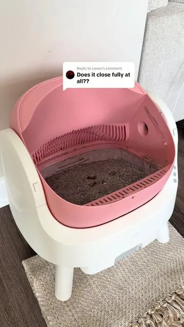 Replying to @Lones it never fully closes. When it’s rotating it stay open the whole time. It should  never rotate when your cat is in it, so you never have to worry about that. If it does, stop using immediately. The cleaning cycle begins 5 mins after it detects that they have left, so if they want to play in it after using the bathroom, it’s  pretty safe. Never use with kittens though bc they are too small to detect.  #catlitterbox #automaticcatlitterbox #selfcleaninglitterbox #automaticlitterbox #petpivotlitterbox #litterboxsetup @PetPivot US 