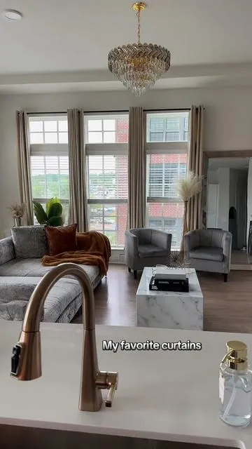 Transform your space in seconds ✨ These curtains aren’t just decor — they’re a vibe! 🪟 #HomeGlowUp #CurtainGoals #InteriorInspo” btw these are the cream in 96" #homedecor #interiordesign #curtains #newhome #interiordesign 