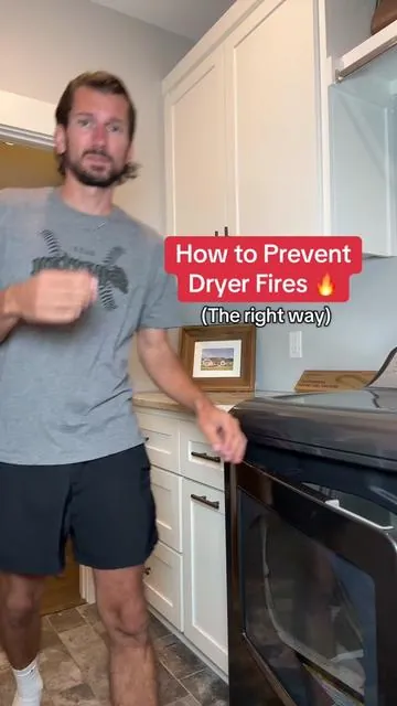 I’m so glad someone suggested this because I had no idea. #dryerventcleaning #dryer #lintremover #lintremoval #laundry #laundrytok #safety 