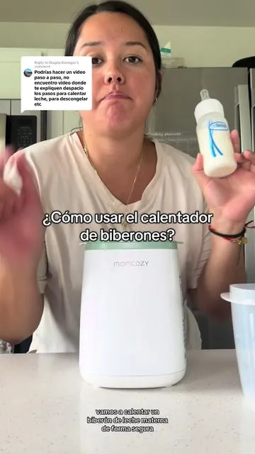 Replying to @Magda Banegas es muy fácil de utilizar y lo mejor es que te ahorra tiempo y calienta a la temperatura correcta para la leche y el bebé 🫶🏻✨ #bottlewarmer #momcozy #momcozymom #bottlewarmerreview #breastmilk #howtowarmbreastmilk #breastmilktok #bottlefeeding #babyproducts 