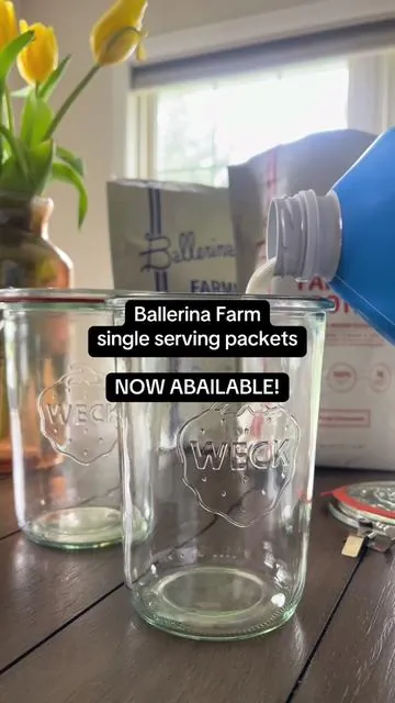 You asked and they heard you! Single serving packets now available! @Ballerina Farm Store  #ballerinafarm #proteinpowder #protein #weightloss 