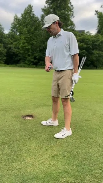Why pay $600 for a rangefinder when this exists?      #golfrangefinder #rangefinder #golf #golftok #golftiktok #golfdad #golflife #golftech #golfgift 