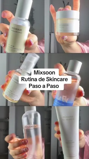 Mixsoon Step by step complete skincare routine, Mixsoon Rutina skincare completa de @mixsoon paso a paso explicada para principiantes #mixsoon #mixsoonbeanessence #skincareroutine #tiktokshopcreatorpicks #beauty #tiktokshopsummerturnup #ttsbeautybesties #glassskin 