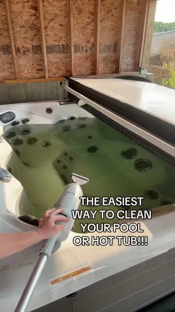 CHECK OUT THIS CORDLESS VACUUM FOR YOUR HOT TUB OR POOL!!! 