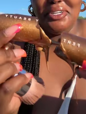 ✨ THE BODY LAVA IS HERE ✨ My feelings are so hurt 🤦🏾‍♀️ #fenty #fentybeauty #fentybodylava #bodyluminoushimmer #bodyglow #bodyglowskin #fentynewarrivals #tiktokshopcreatorpicks #fyp #tiktokshopfinds  #tiktokmademebuyit #tiktokshopsummerturnup #ttsbeautybesties 