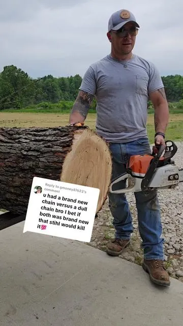 Replying to @gmoney87622 Vevors line of chainsaws can't be beat!!! #vevor #chainsaw #stihl #diy #yardwork 