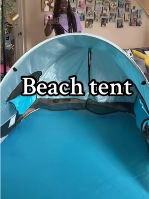 Exactly what I needed for my upcoming trip! This beach tent is so cool !!! #beachtent #tent #beachtentrecommendation #tiktokshopsummersale #tiktokshopcreatorpicks #beach #beachessentials 