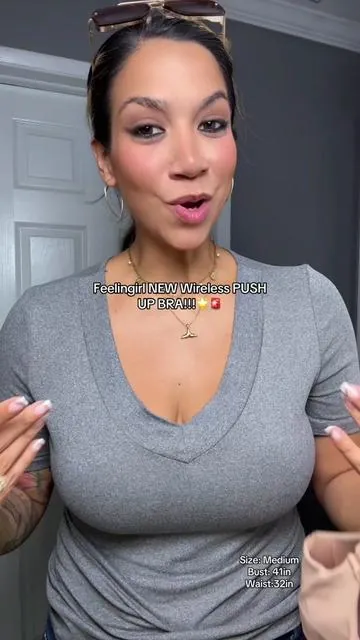 @FeelinGirl LLC came out with their NEW Wireless Push Up Bra and I’m in love with it!!! High quality and affordable!!🌟💗🚨 It’s a must have! #bra #brareviews #brarecommendation #spotlightfinds #affordablebra #pushupbra #wirelessbra #feelingirl 