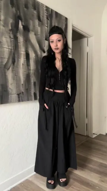 Comfy fits> #gothtok #softgoth #grwm #ootdfashion #styleinspo #CapCut 