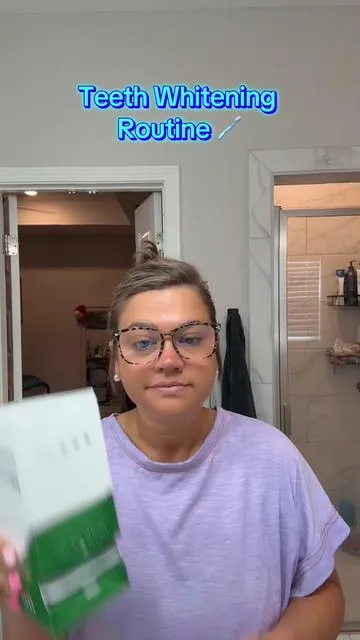Yall have been asking about my teeth whitening routine sooo here it is!!!!! I have very sensitive teeth and this doesn’t make my teeth hurt at all! #teethwhitening #tiktokshop #selfcareroutine #DoMoreInAYear 