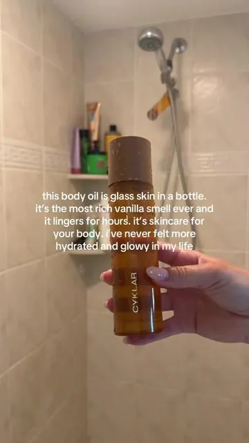 thank 👏🏼 you 👏🏼 ms 👏🏼 @Claudia Sulewski @CYKLAR #vanillaverve #vitaminc #bodyoil #showerroutine #showertok #showerproducts #cleangirlaesthetic #cleangirl #vanillabodyoil #cyklar 