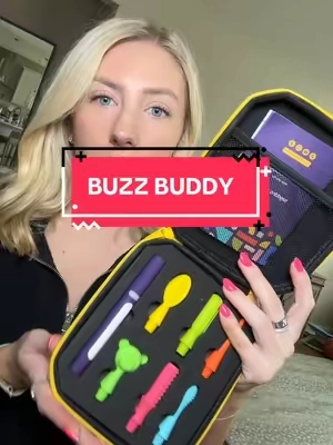 This oral stim tool has been such a win in our sensory toolbox 🧰🙌🏼✨ #sensory #sensoryseeker #buzzbuddy #stim #stimming #stimmingpositivity #tiktokmademebuyit #sensoryinput #sensoryactivities #sensoryissues #toddlertherapy #tiktokshopsummersale #tiktokshopspringsale 