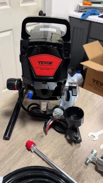 Vevor paint sprayer unboxing #paintsprayer #onesizesettingspray #paintprotection #pressurewashers #pressurewasheraccessories #vevorpaintsprayer #handymanmusthave #professionaltools #electricpaintsprayer #settingsprayreview #cleaningequipment #fixerupperhouse #fixerupper #construction #vevortools #vevor #paint #paintproject #fyp #parati #tiktokshopfinds #fatherdaygift #fathersdaygiftideas #fatherday 