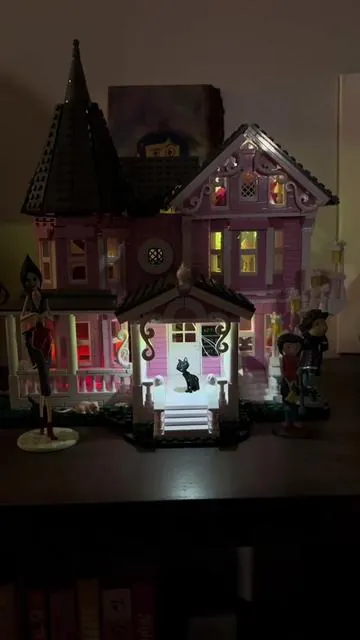 I am so happy that I got this set!! It’s so beautiful💜💙💜 #viral #fyp #creatorsearchinsights #coraline #coralinemerch #coralinejones #coralineedits 