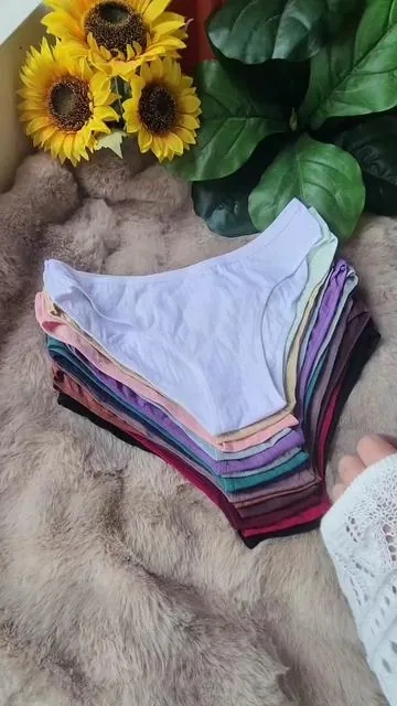 Upgrade your underwear drawer with these soft, breathable, and-ultra-comfyCotton briefs! Made with 95% cotton for all-day comfort and a flattering on low-rise fit. The perfect mix of cute &-cozv! Grab your b-pack while it's still on sale! #underwear #panties #cotton #cottonpanties #ComfyAndCute  #WomensUnderwear #MustHave #SoftAndSexy #WardrobeEssentials #TrendingNoW #TikTokFinds #CottonComfort #FYP  #tiktokshopcreatorpicks            FINETOO 15PCS Cotton Panties for Women Low Ribbed Soft Bikini Panties💕