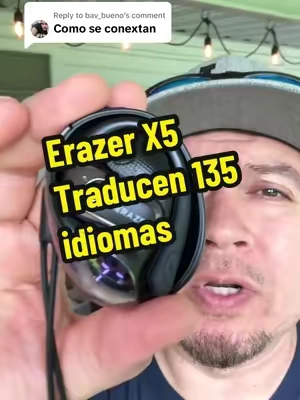 Replying to @bav_bueno Audífonos Traductores Bluetooth Earbuds Wireless Over the Ear Erazer X5 #audifonostraductores #wirelessearbuds #earbudswireless #audifonosbluetooth #bluetoothearbuds #earbudstranslator #erazer #headphone #earbuds #auriculares #inalambrico #waterproofearbuds