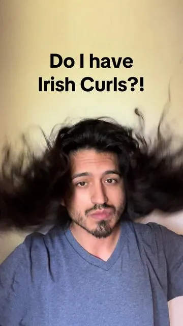 Irish curls or… #curlyhairroutine #curlstutorial #irishcurls #hairtok 