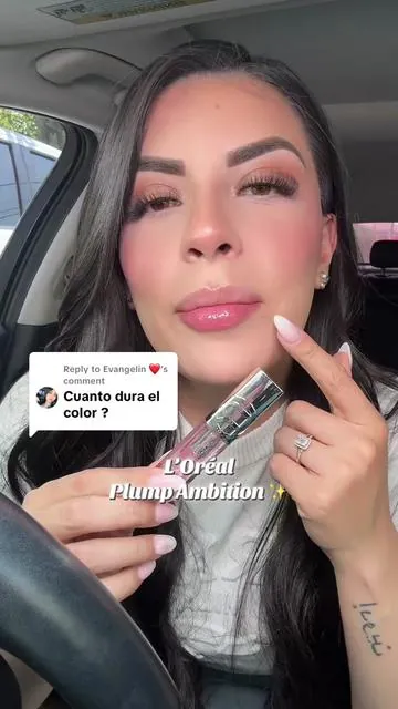 Replying to @Evangelin ❤️ el color me dura todo el día ✨ #lipoil #lorealparispartner #labiales #tiktokshopcreatorpicks #parati #fyp 