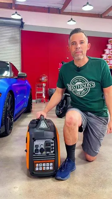Best generator to start you mobile detailing rig! #generator #tools #detailers #carwash #business #powergenerator #cleaning #garage 