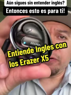 Audífonos Traductores Bluetooth Earbuds Wireless Over the Ear Erazer X5 #audifonostraductores #wirelessearbuds #earbudswireless #audifonosbluetooth #bluetoothearbuds #earbudstranslator #erazer #headphone #earbuds #auriculares #inalambrico #waterproofearbuds
