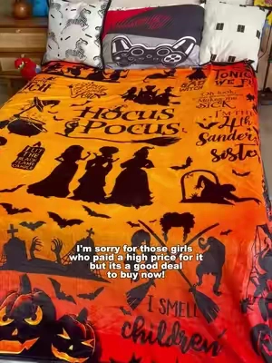 🎃🎃🎃✨✨#LoveMyHome #blanket#movie#moviewitch #blanketlife#halloween#christmas #childhood #softblanket#tiktokshopfinds #movieblanket #FathersDayGift #TikTokShopSummerTurnUp #TikTokShopRestock #cartoonblanketforkid #kid#giftforher #giftforhim #fyp
