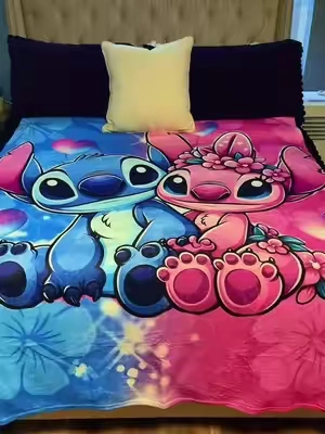 Cuteness Overload: This Stitch & Angel Blanket Is a Cozy Must-Have 💙💕 #StitchAndAngel #DisneyCoupleGoals #CozyBlanketVibes #SnuggleSeason #BlanketObsessed #CuteAndComfy #DisneyLoversUnite #WarmAndWhimsical #SoftBlanketGoals #TikTokCozyFind #StitchFansOnly #AngelApproved #CuddleTime #HomeComforts #AnimatedAesthetic 