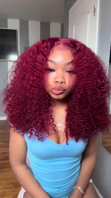 Cherry Red So Bomb 🍒 @BangJazzhairofficial @bangjazzhair 