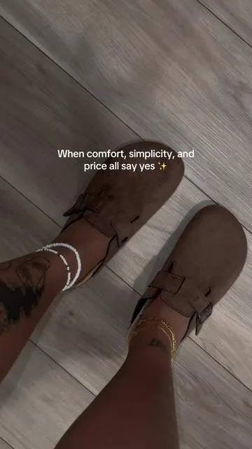 These are too cute & the memory foam is a plus ✨ #tiktokshop #comfy #tiktokfinds #slippers #slipins #simple #everydaywear 