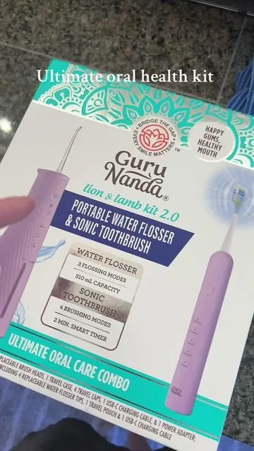 Can’t beat this duo when it comes to oral hygeine! #gurunanda #gurunandaproducts #waterflosser #sonictoothbrush #oralhealth #oralhygiene 